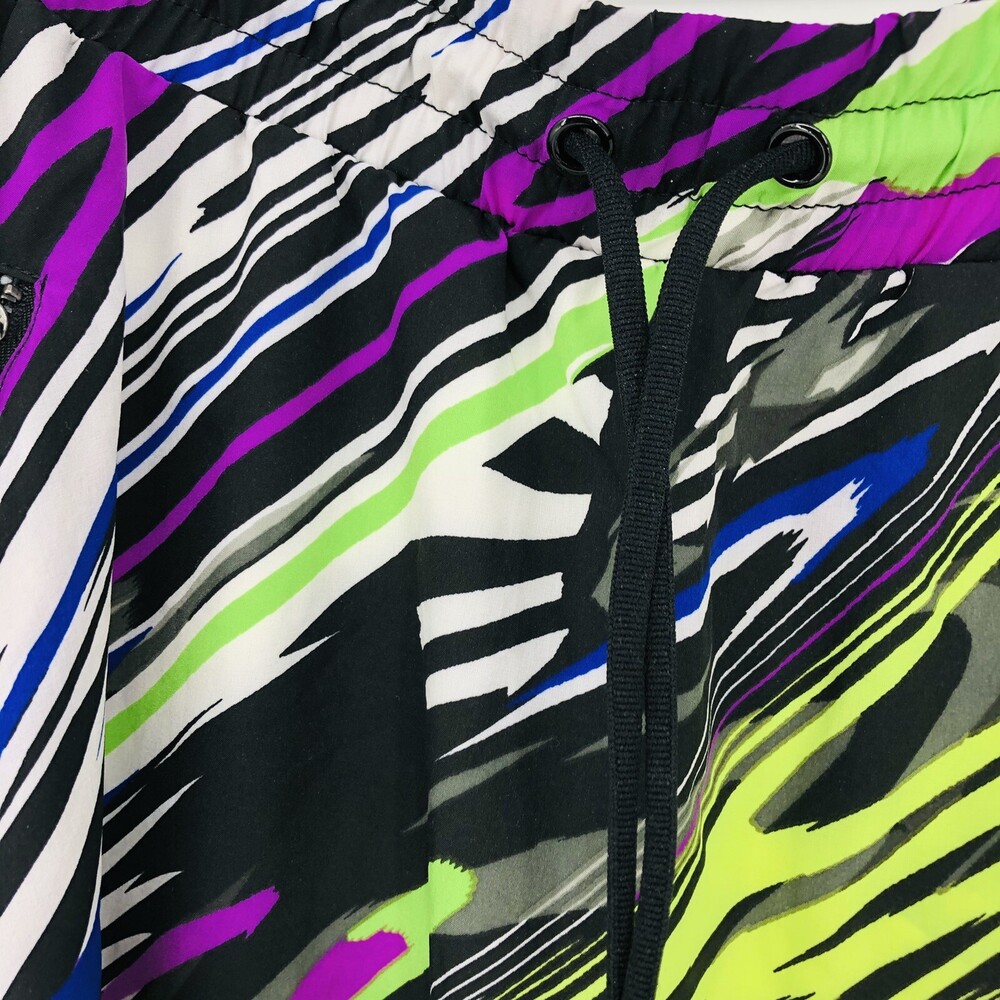 Fabletics Mikah Neon Carnival Pattern Women's Mini Skirt Size XL (14-16) Swirl - Picture 3 of 7